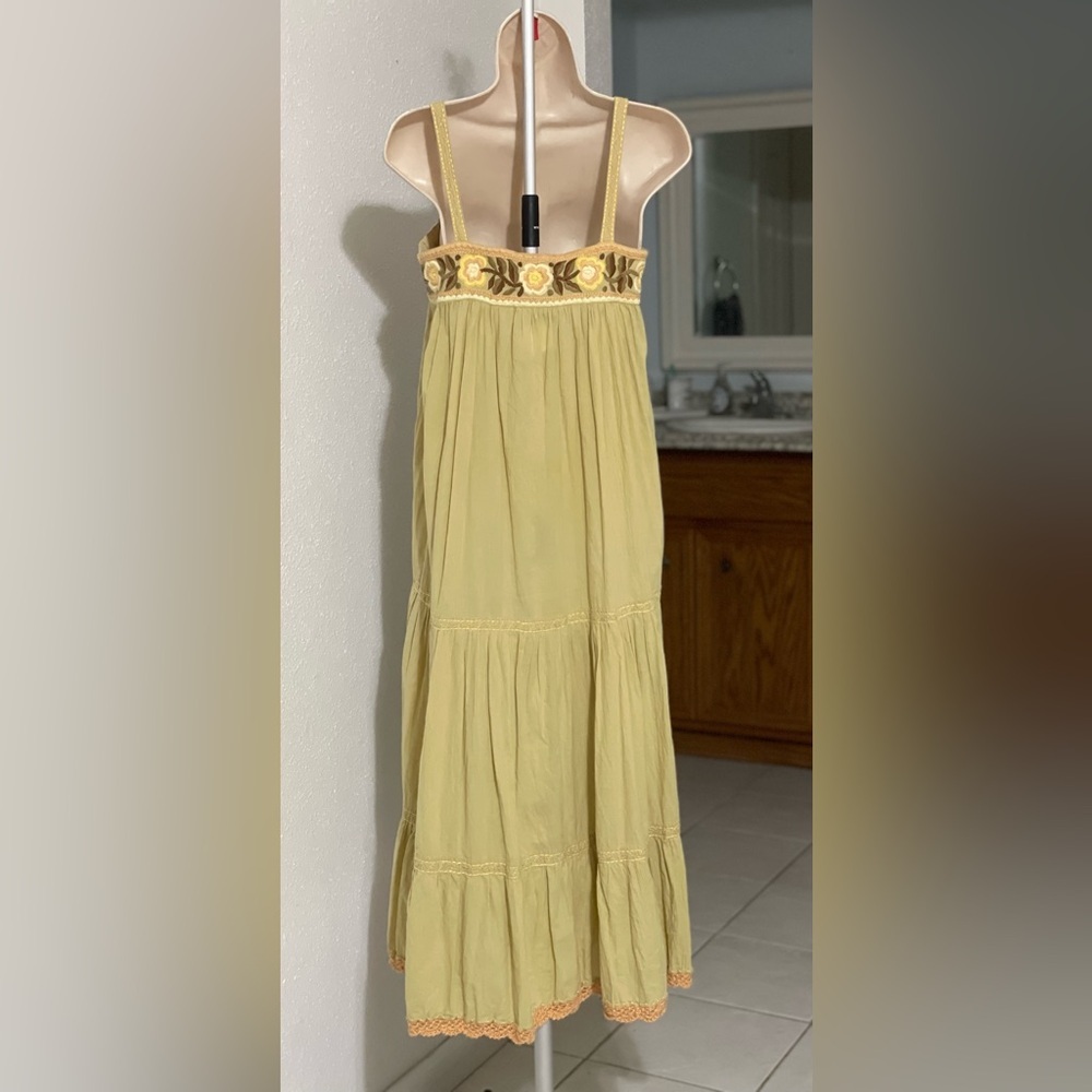 EUC Chasing Unicorns Prairie Wind Midi Sundress Size XS - Picture 4 of 15